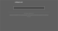 Desktop Screenshot of codepen.net